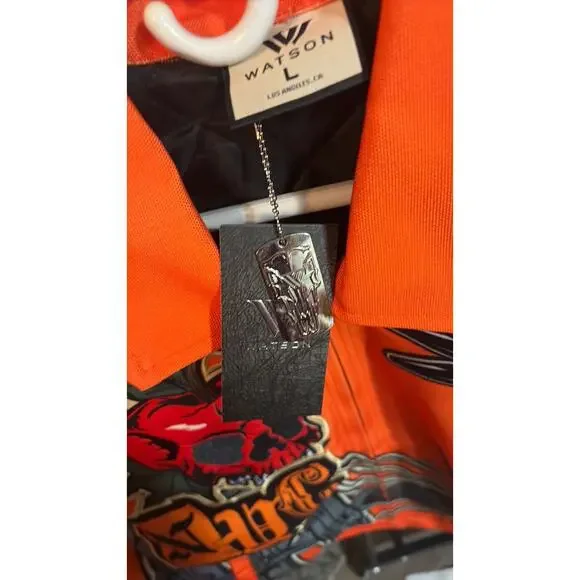 NWT SZ L - Watson NYC Jacket, Orange - Picture 4 of 4